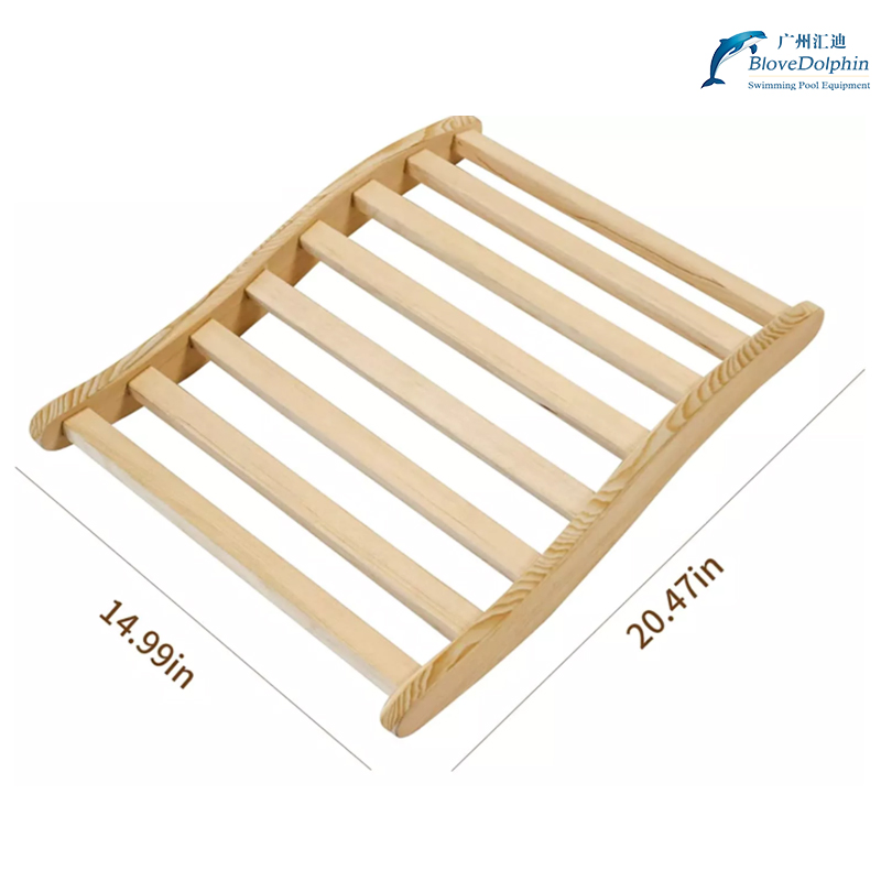 Sauna Accessories Wooden Pine/Hemlock Sauna Backrest Used for Sauna Rooms