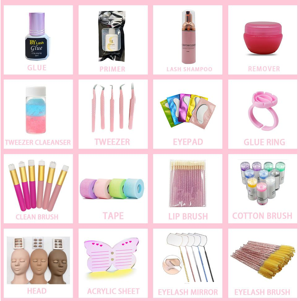 Custom Logo 0.5 1sec Fast Dry Eyelash Extension Glue Waterproof Low Humidity Professional Long Lasting Eyelash Adhesive Glue