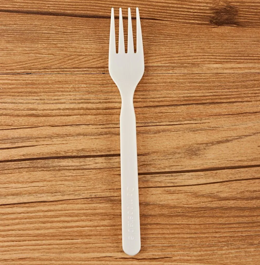 Compostable Biodegradable Corn Starch PLA Cpla Spoon Knife Disposable Tableware