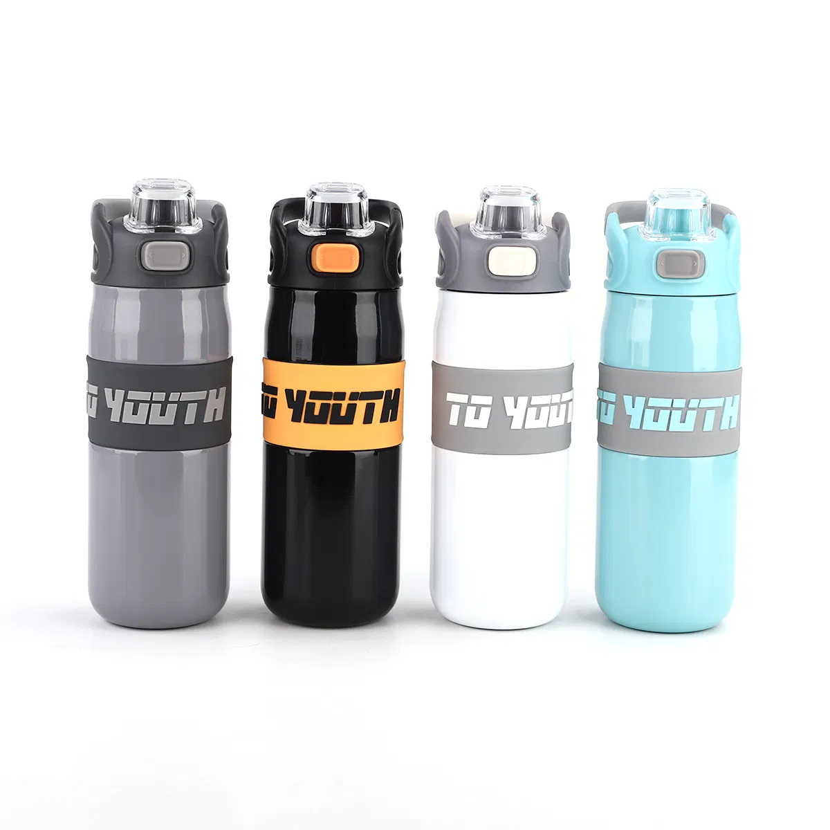 Портативная термокружка из нержавеющей стали с крышкой