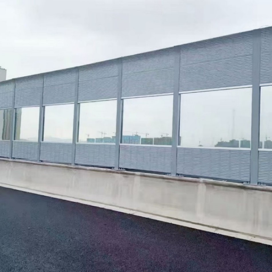 Modern Design Anti-Noise Polycarbonate Sound Barrier Panel Transparent Sound Barriers for Highway Application
