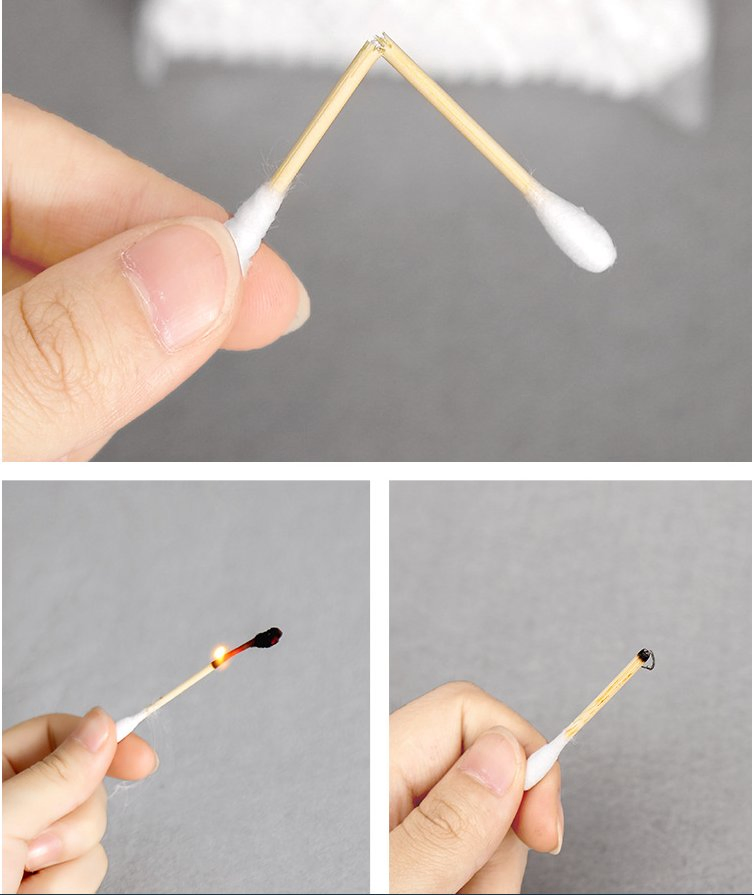 Bamboo Paper Plastic Wood Stick Cotton Swab Double Head Disposable Sanitary Cotton Buds