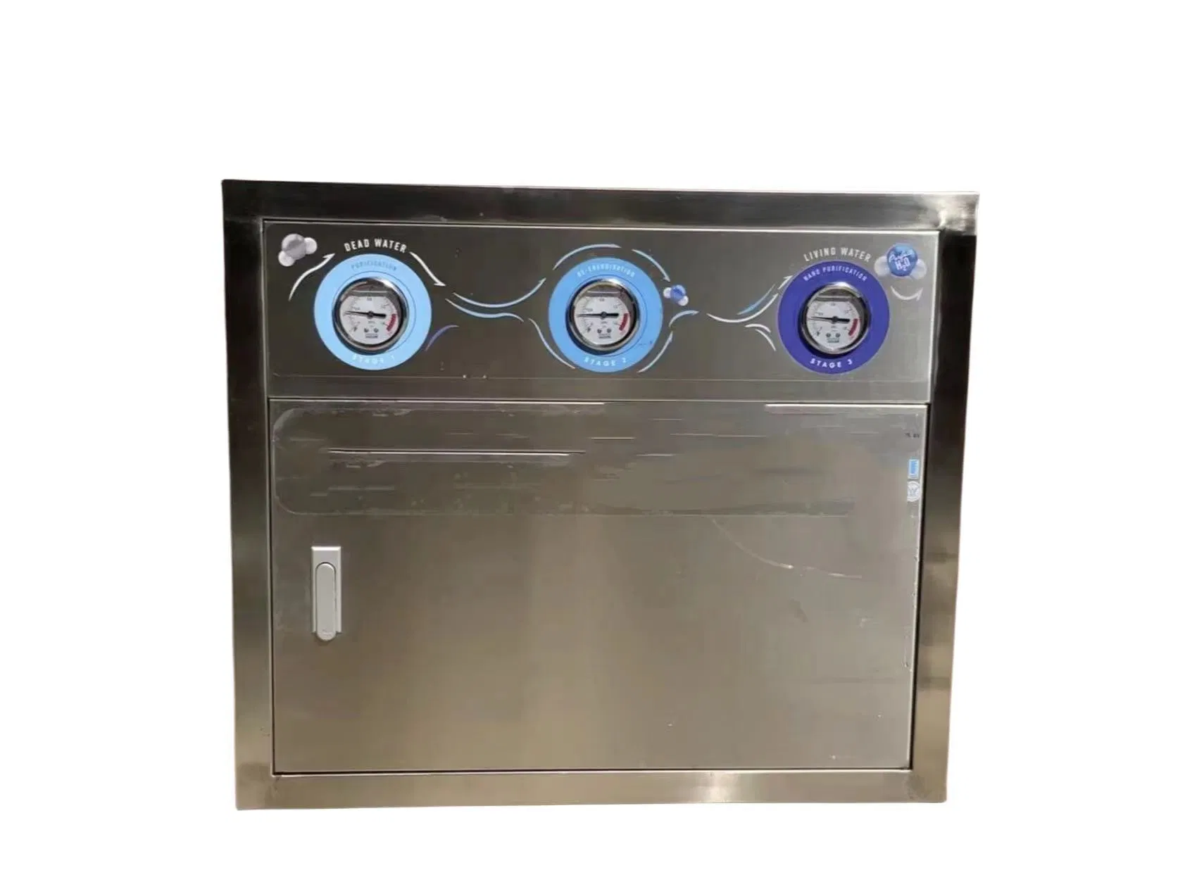 3 Stage Big Blue Water Filter System with Stainless Steel Cover