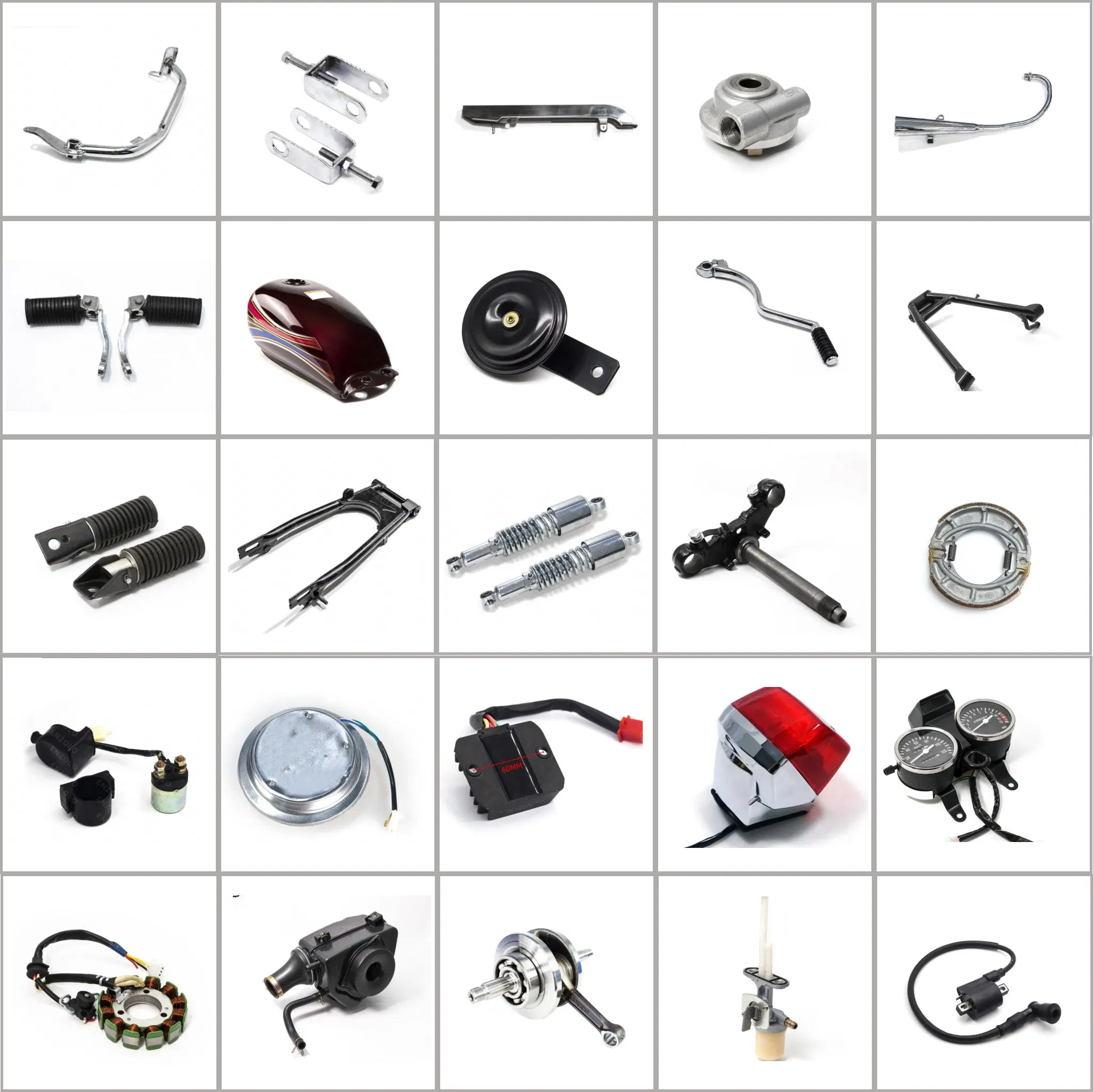 Запчасти для мотоциклов Honda, Yamaha, Suzuki, Bajaj