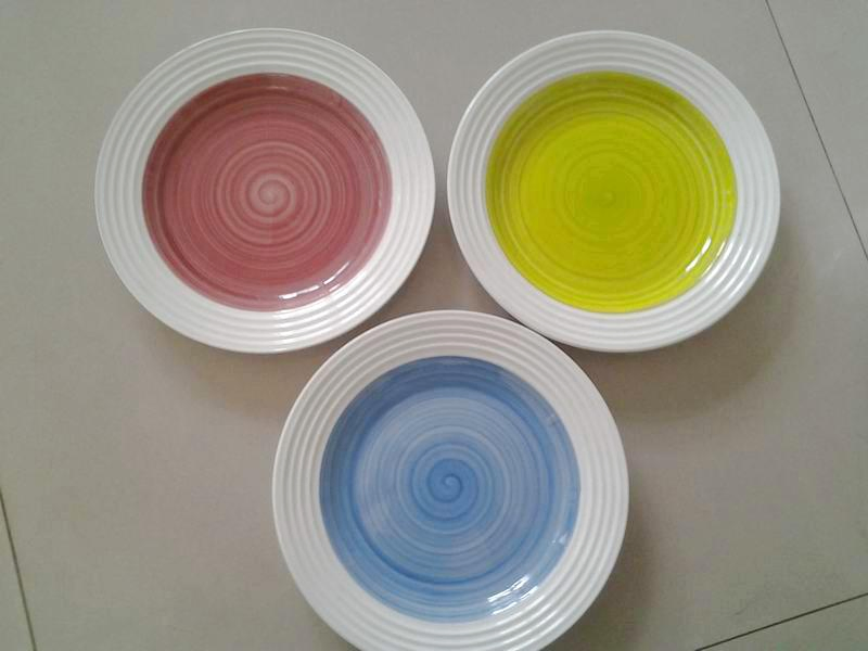 8.75"Soup Plate Color Line Porcelainware Ceramics Tableware