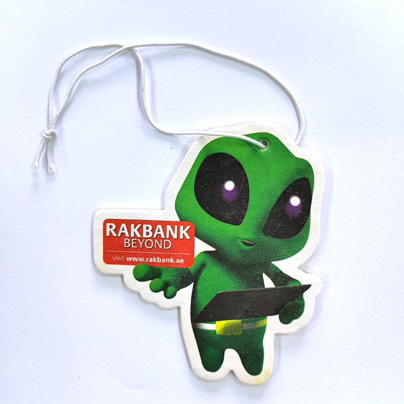 Custom Design Decorative Auto Hanging Perfume Paper Air Freshener