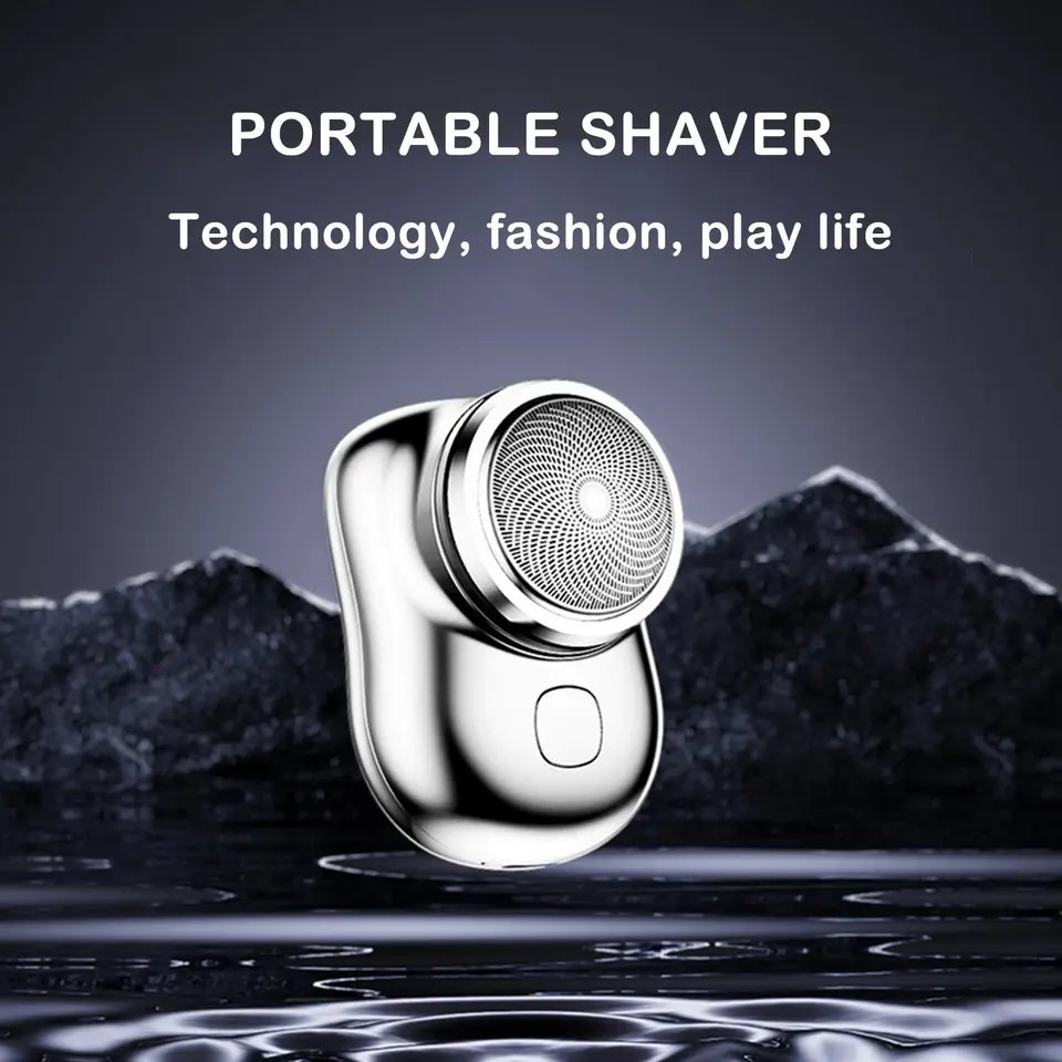 Mini Portable Electric Shaver Pocket Size Beard Shaver Wet and Dry