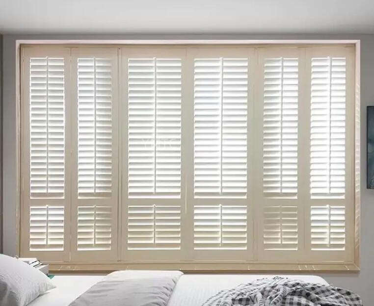 2025 Hot Sale Factory Modern 76mm Louver Window Plantation Shutter