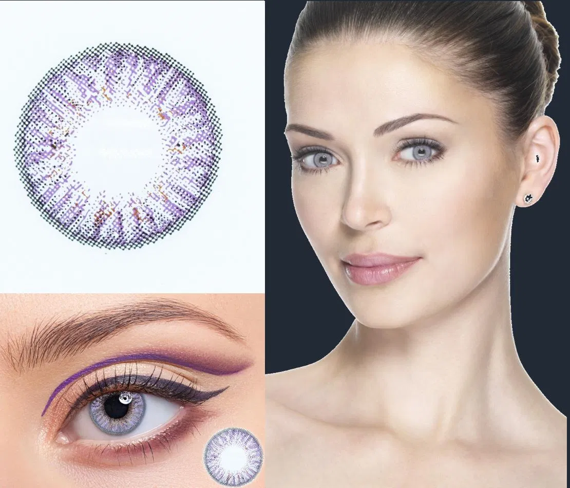 China Best OEM/ODM Aannual 2PCS/Pair Colored Eye Contact Lenses