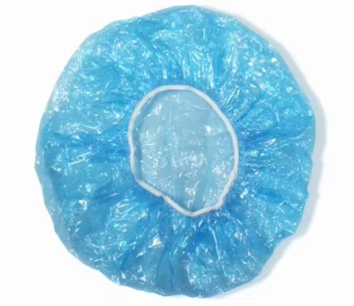 Cheap Water Proof Elastic Clear PE Shower Cap
