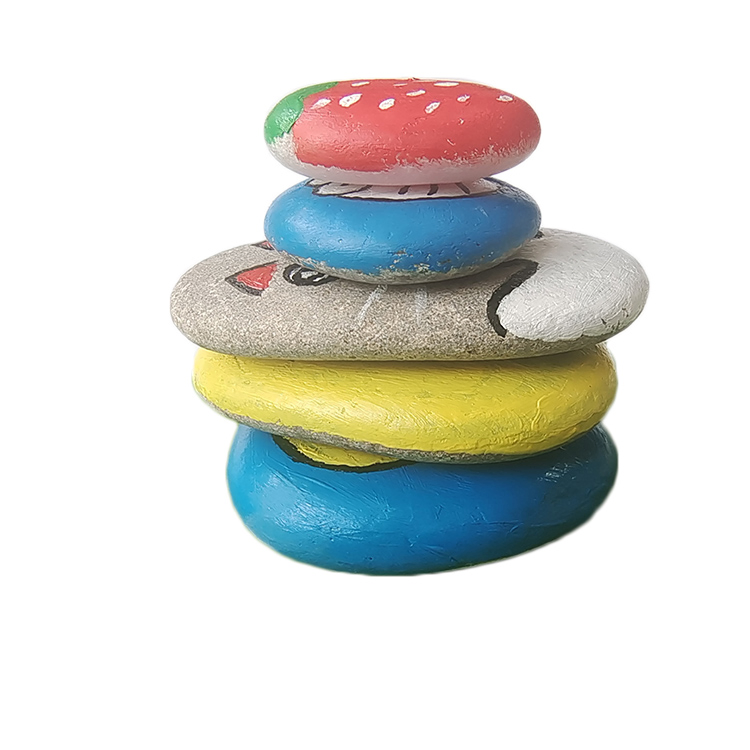 Drawing Pebbles Children Creative DIY Animals Painting Stone