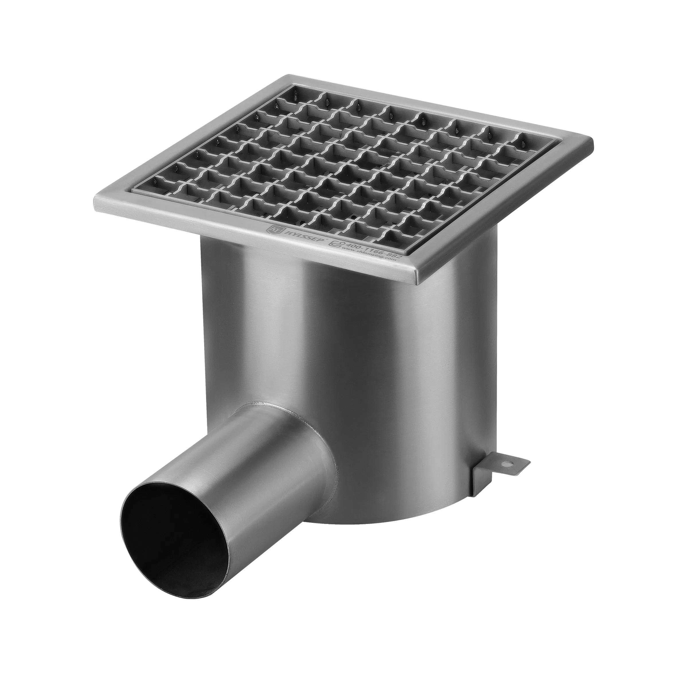 Hygienic Stainless Steel Floor Gully Drain for Food Industry From Kylssep Certified ISO Factory