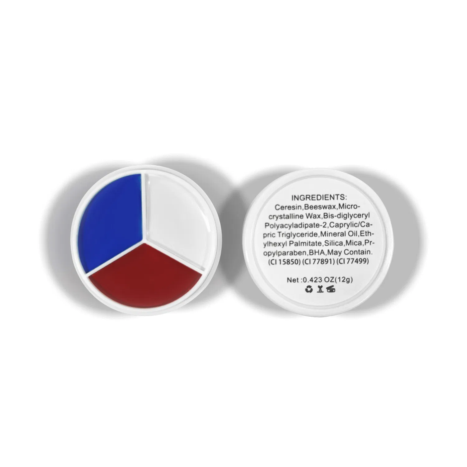 Professional Quality Face Painting Creams - Red, White, Black for Halloween Face Painting