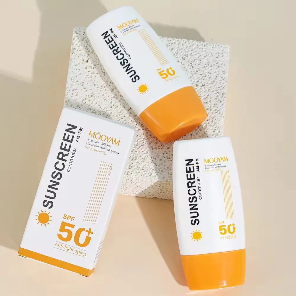 Sun Screen Lotion Refreshing Non-Sticky Anti UV Brightening Sunscreen SPF 50 Cream