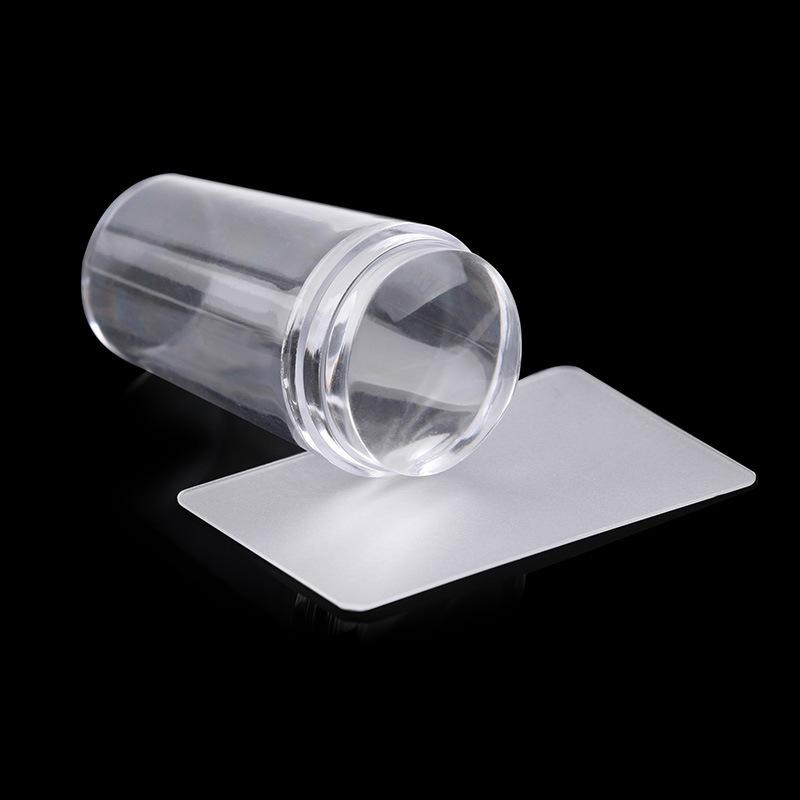 Wholesale Clear Silicone Stamping Jelly Transparent Visible Body No Misplacement Nail Art Stamper for DIY Nail