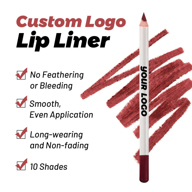 Free Sample Makeup Factory Best Quality Prices Cosmetics Waterproof Lip Liner Pencil