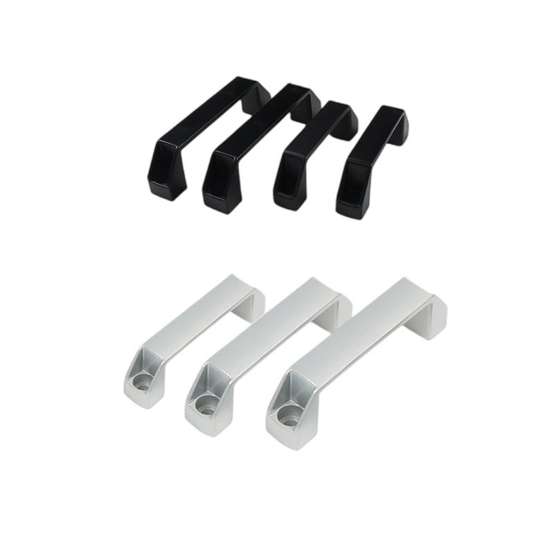 Door Handle Aluminium Profile Black 180mm Plastic Door Handle Cabinet Furniture Handle