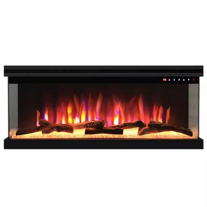 Home Appliance Home Furniture 3 Sided Electric Fireplace for Warm Use