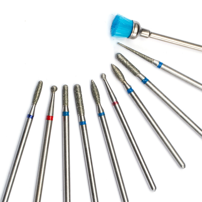 Nail Suppliers Professional Nail Art Tools 10PCS Nail Drill Bits Set