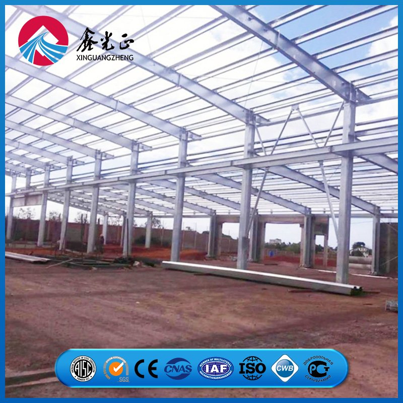 Standard Grid Modular Structural Arrangement Prefab/Prefabricated Metal Construction Steel Structure Storage Warehouse