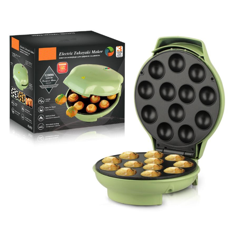 Mini Household Electric Takoyaki Maker Non-Stick Breakfast Machine