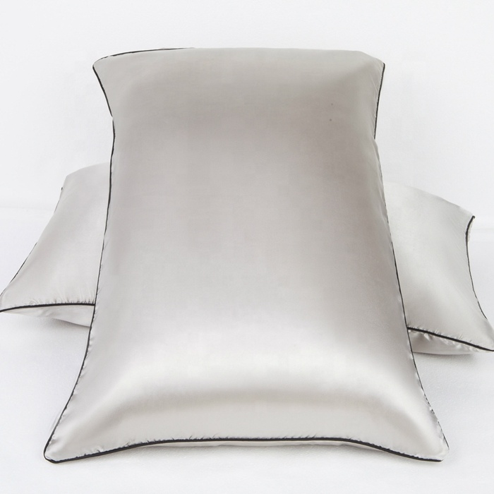 Custom Pink Satin Silk Pillowcase Supplier Slip Silk Pillowcase