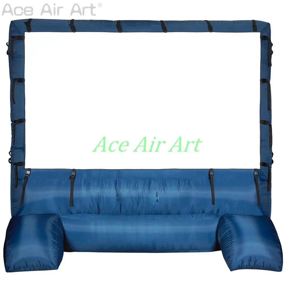 Personalized Inflatable Projection Screen Thick Base Projector Screen for Lawn or Backyard Event