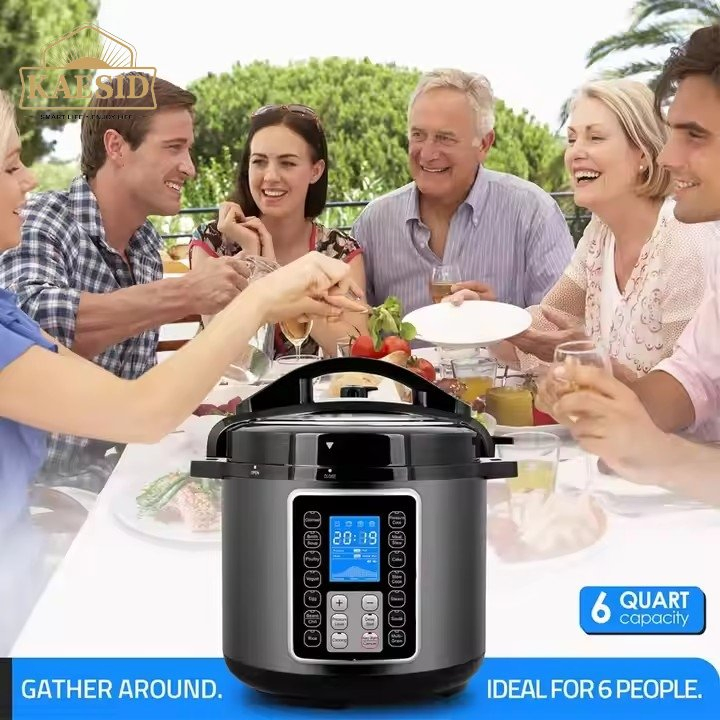 Hot Selling Multi-Use 24-Hour Presetting 6quarts Multifunction Electric Pressure Cooker for Kitchen Appliances