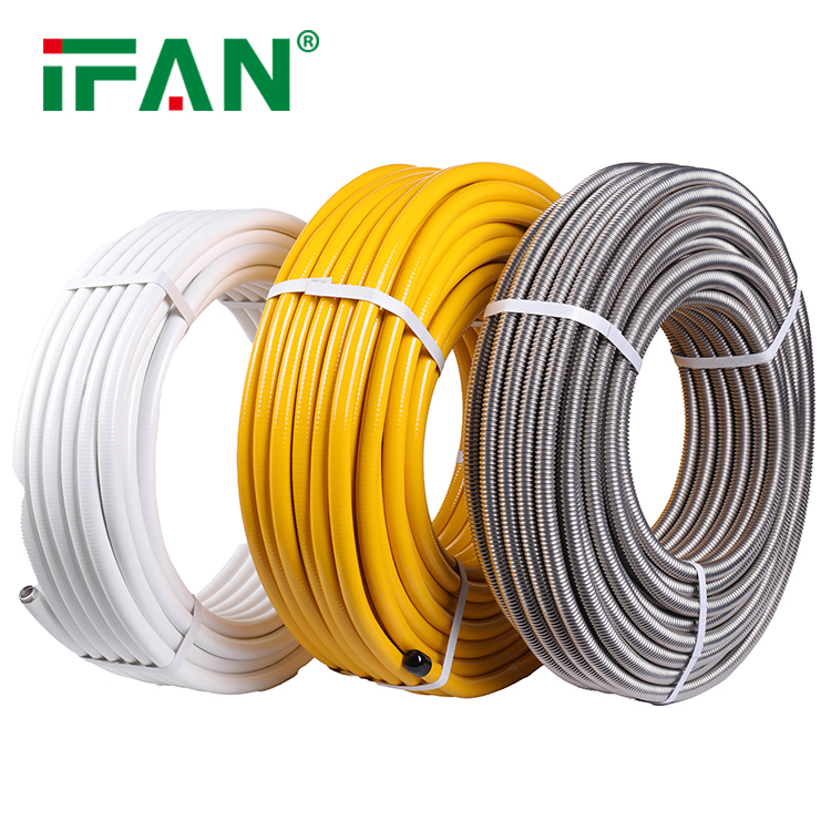 Ifan 304 Stainless Steel Plastic Gas Pipe Gas Stainless Steel Corrugated Pipe