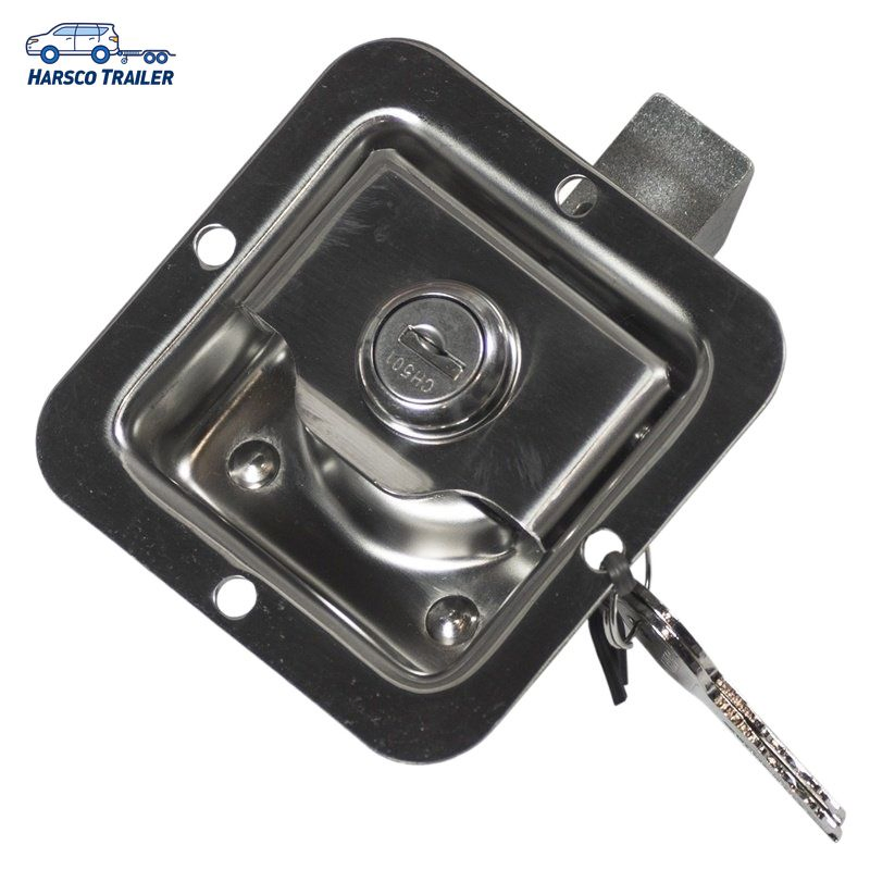 Flush Paddle Latch Stainless Steel Drop T-Latch Toolbox Lock