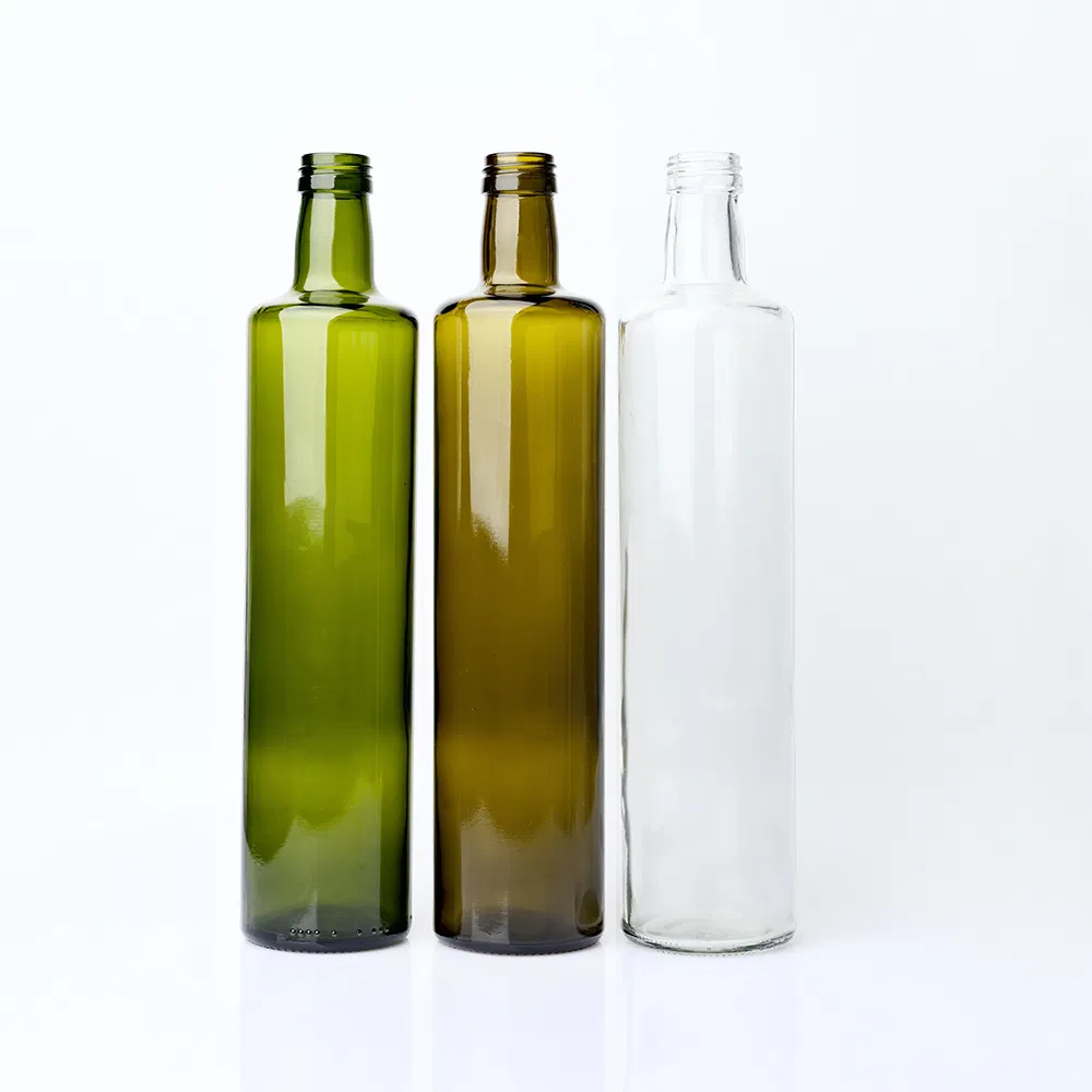 Elegant Marasca Green Square Olive Oil Dispenser Bottle for Cooking
