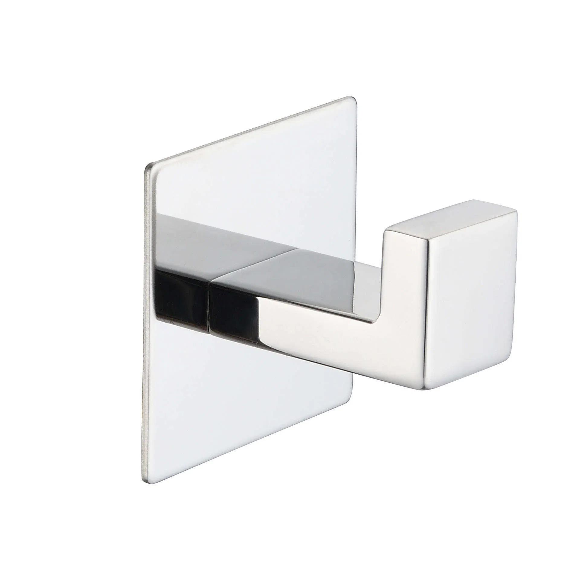 Modern Stainless Steel Square Clothes Robe Hooks Heavy Duty Wall Hook Bath Towel Hooks