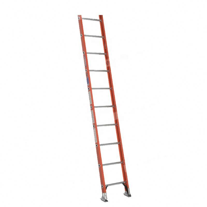Type Ia FRP Fiber Glass Single Section Straight Ladder with Non-Conductive Fiberglass Rails