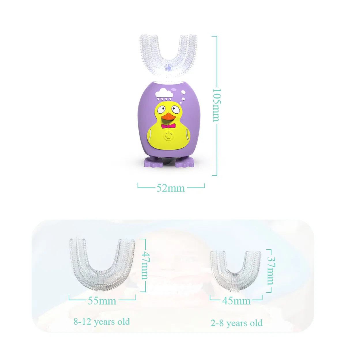 U Shape Electric Toothbrush for Kids