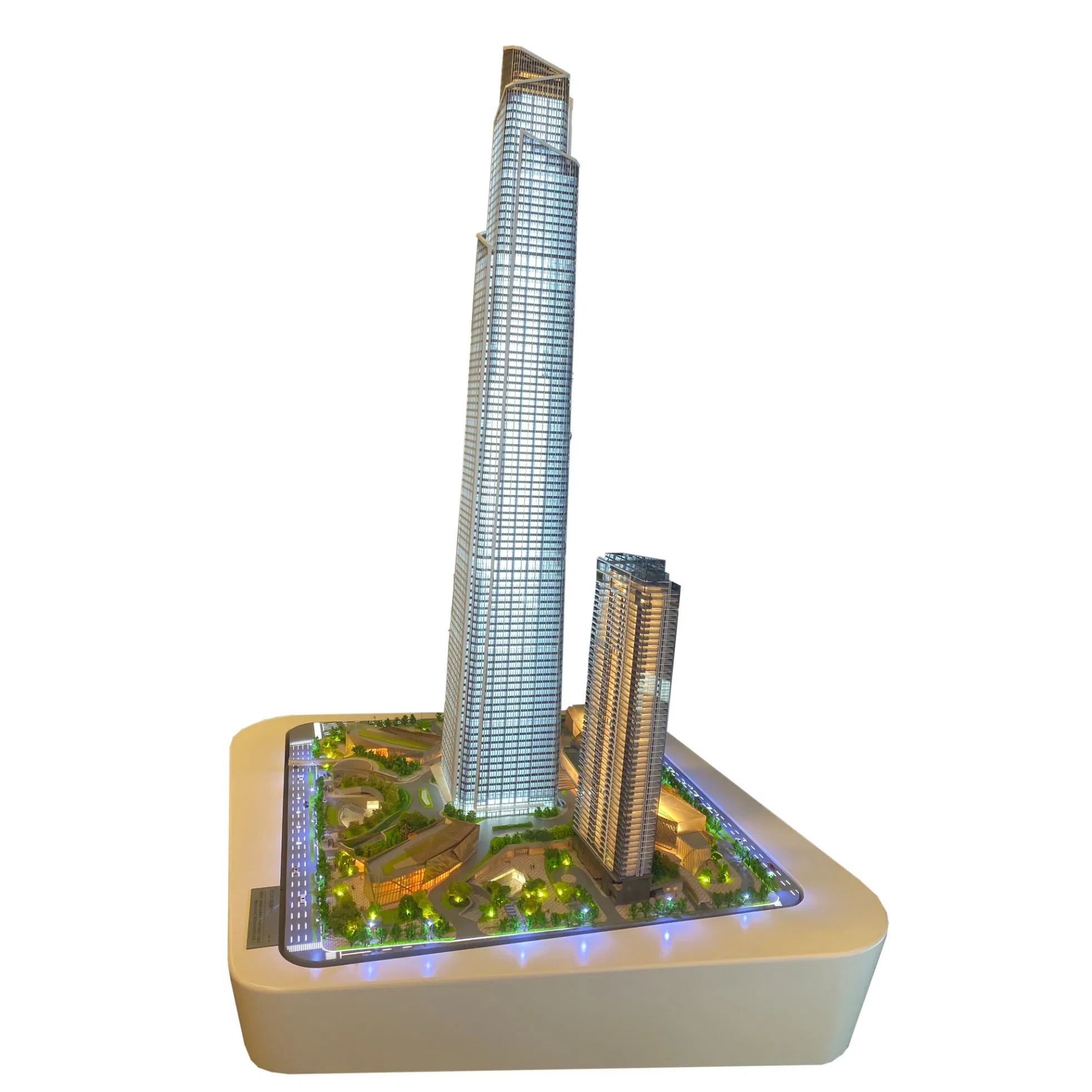 3D Modeling Rendering Tower Building Design Scale Model