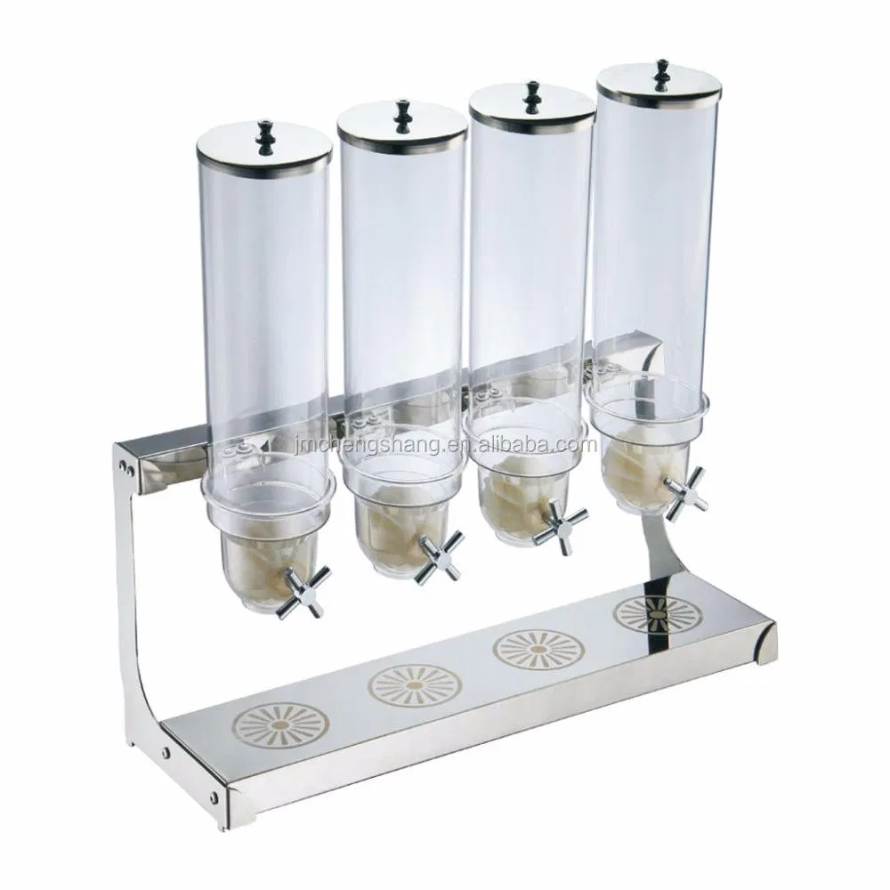 Household Use Stainless Steel Coffee Bean Dispenser Grain Distributor Cereal Dispenser