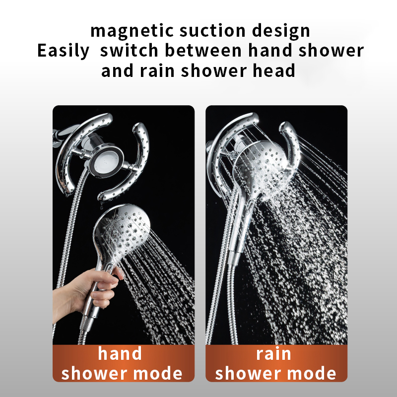Hot Sale Zm8180 Magnetic Control Shower Set Mounted Combo Bathroom Accessories