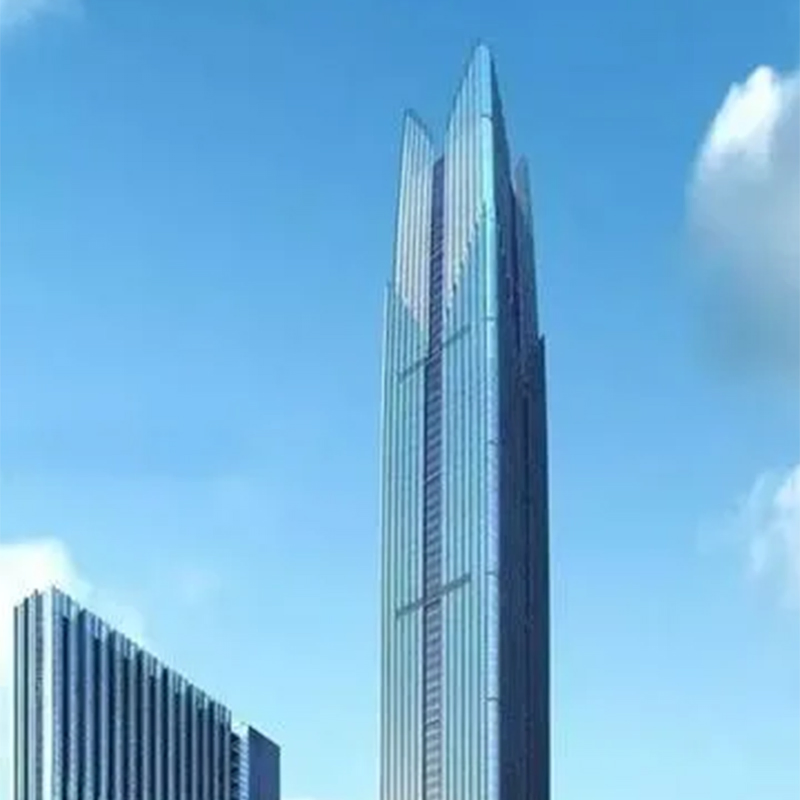 Tempered Toughened Metal Aluminum Glass Facade Curtain Wall for Commercial Building Exterior Cladding Decorative