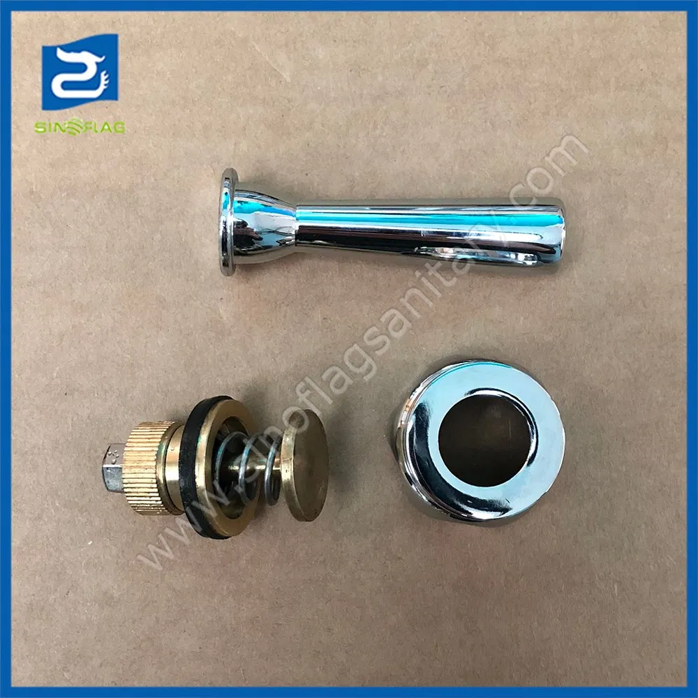 Simple Style Hand-Pressing Type Brass Urinal Flush Valve Delay Urine Flush Faucet