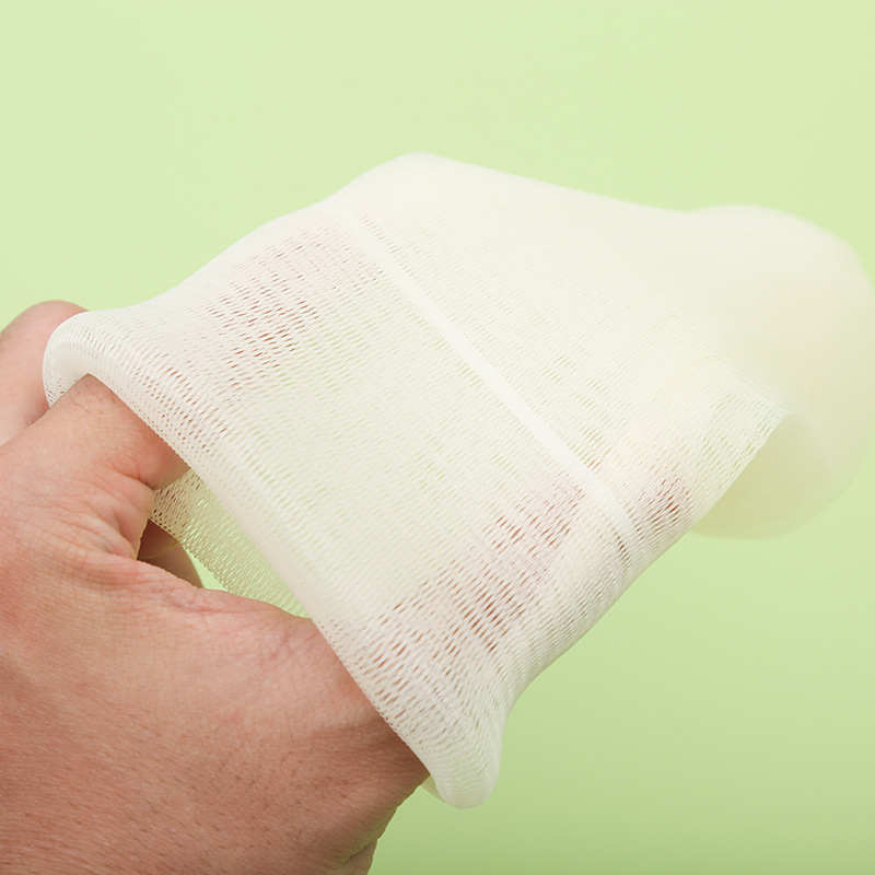 10 Pieces Four Layer Rubber Band Soap Bag Foaming Net