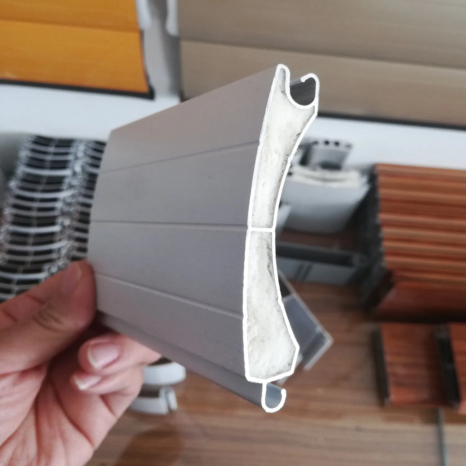 Inorganic Cloth Fireproof Rolling Industrial Shutter Doors Exterior Door Shutters