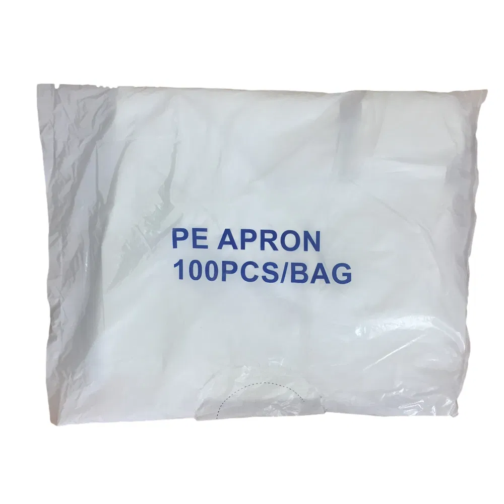 PE Disposable Kitchen Apron for Adults