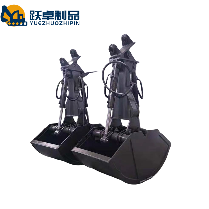 Heavy Duty Hydraulic Clam Shell Bucket for Excavator Spare Parts Available