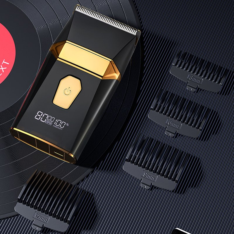 Electric Razor Bald Head Shavers Face Shaving Beard Trimmer with LCD Display