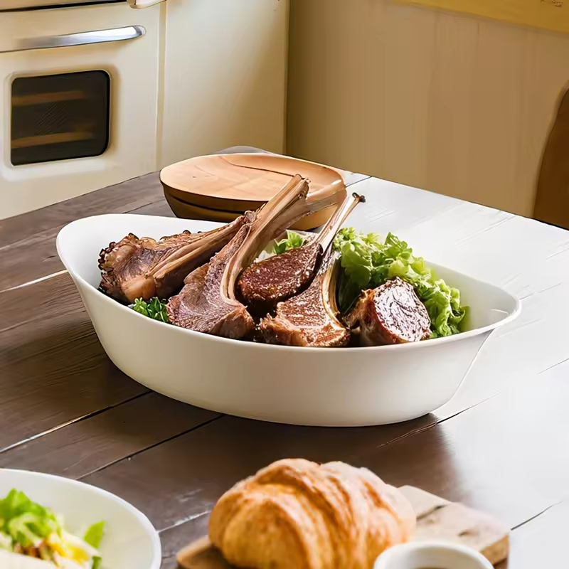 Premium Tempered Opal Glassware Oven Dish Kitchenware for Everyday Cooking