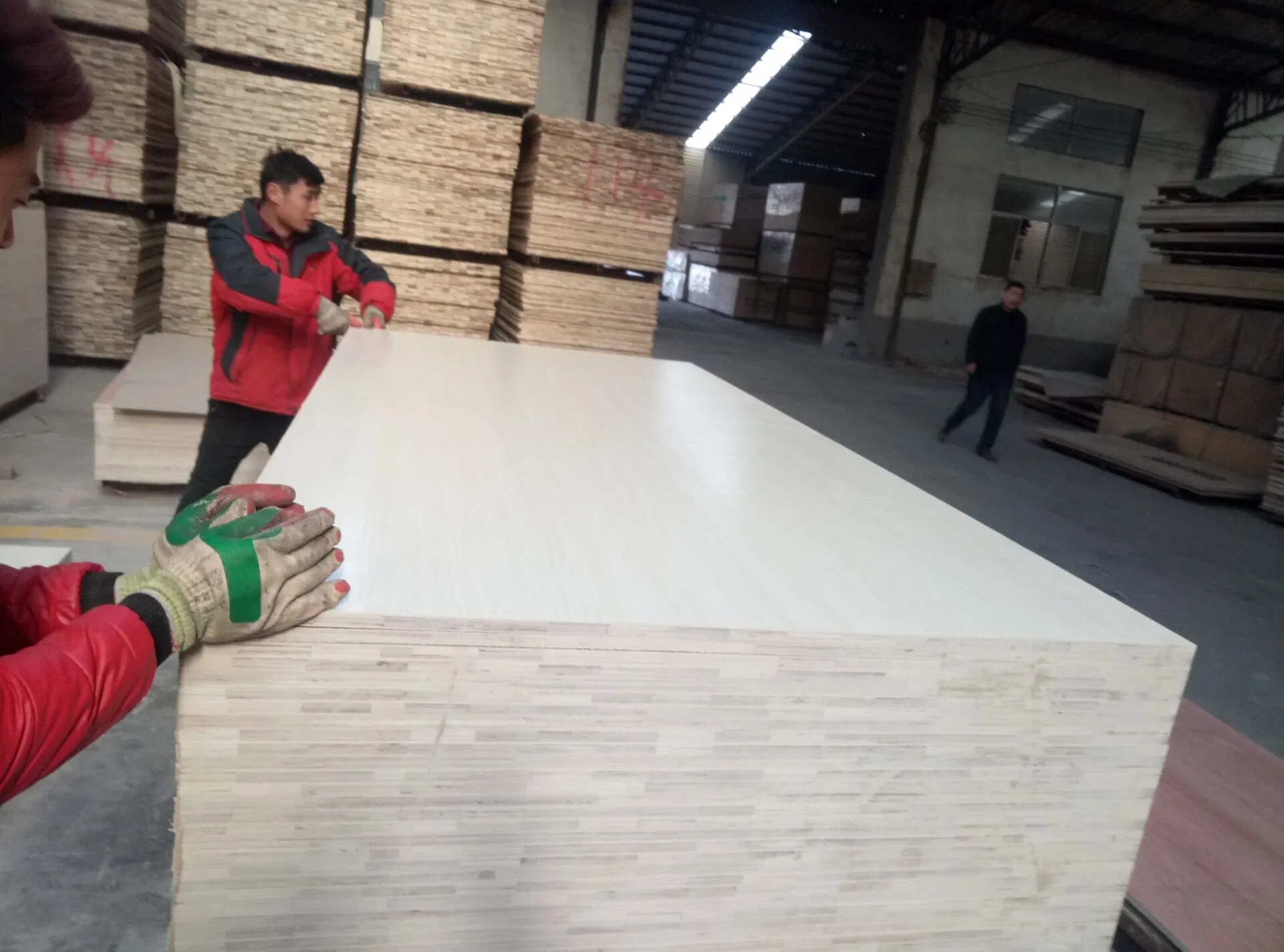 9 /12/15/18mm Melamine Faced Finger Plate Plywood for Construction Works