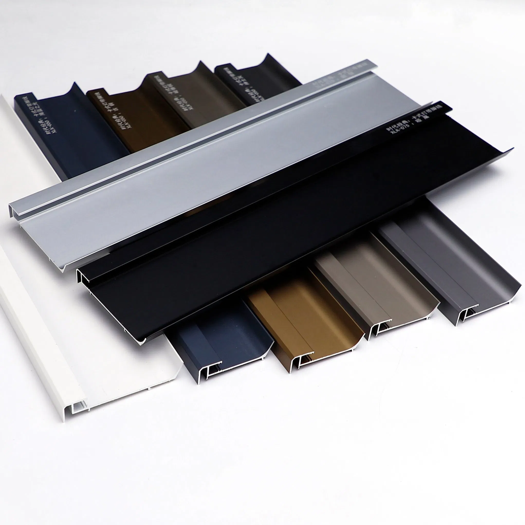 Free Sample Custom Metal Aluminum Alloy Decorative Wall Panel Lines Skirting Board