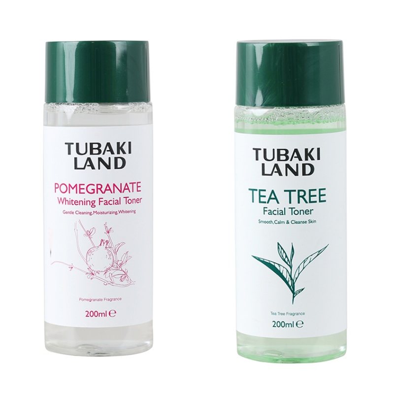 Private Logo OEM 200ml Tea Tree Whitening Facial Toner