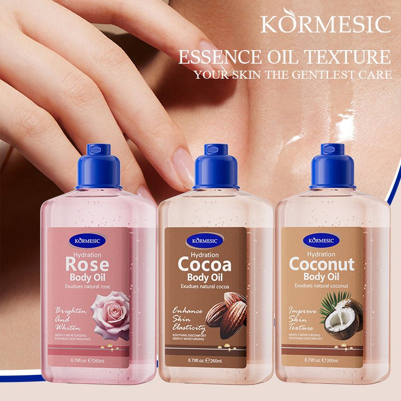 Deeply Nourishing Cocoa Body Oil for Soothing Skin Discomfort