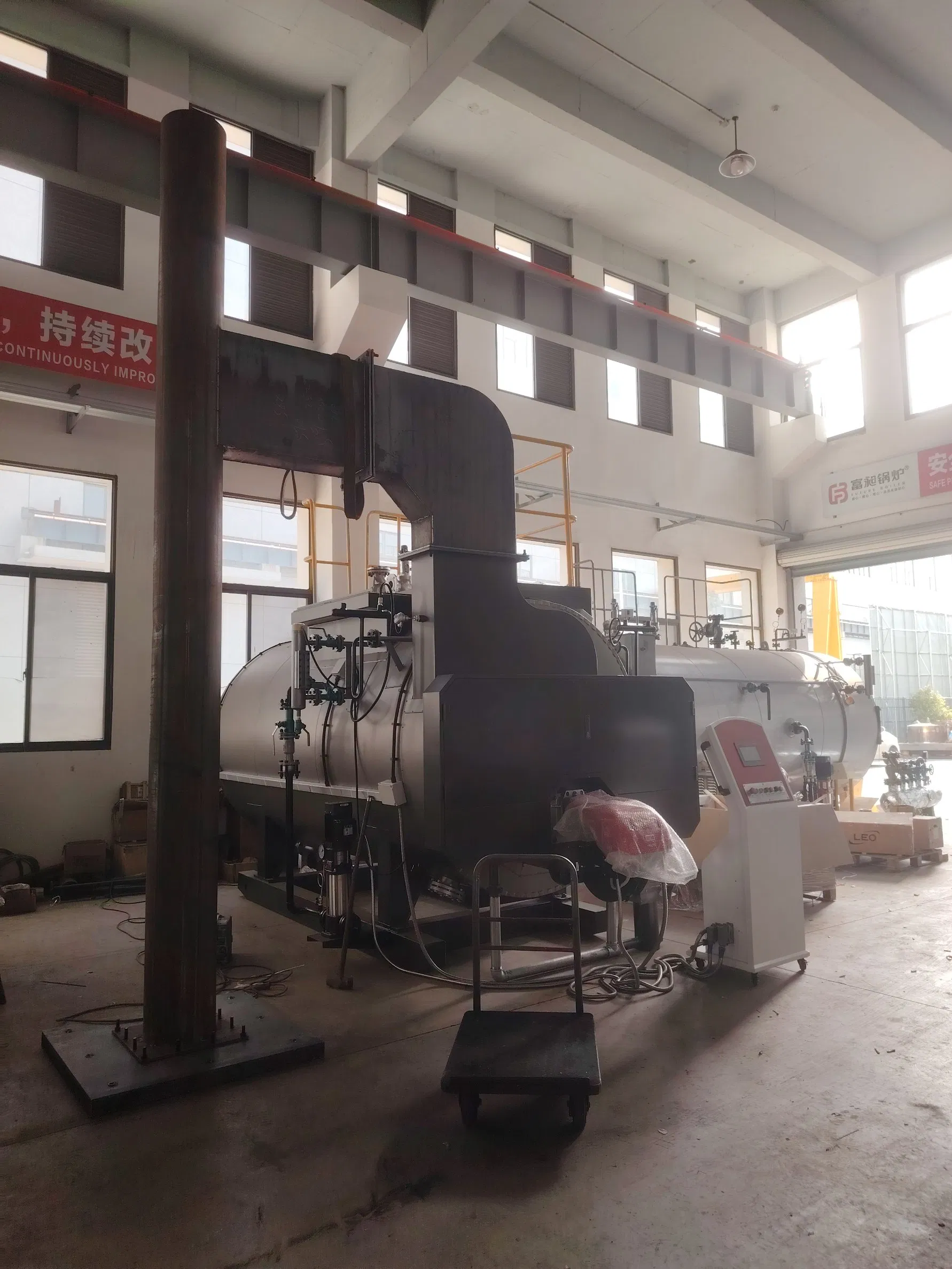 Промышленный газовый парогенератор 4 тонны WNS